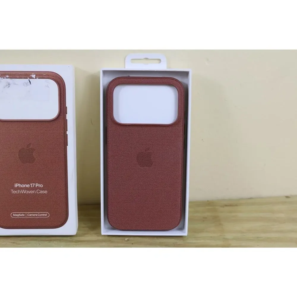 New Apple iphone 17 Pro TechWoven Case Brown Sienna MagSafe Camera Control